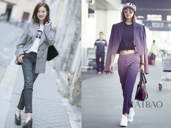 Cách diện blazer cá tính như Thái Y Lâm, Triệu Vy