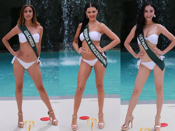 Mãn nhãn với phần trình diễn áo tắm của Hoa hậu Trái đất 2017