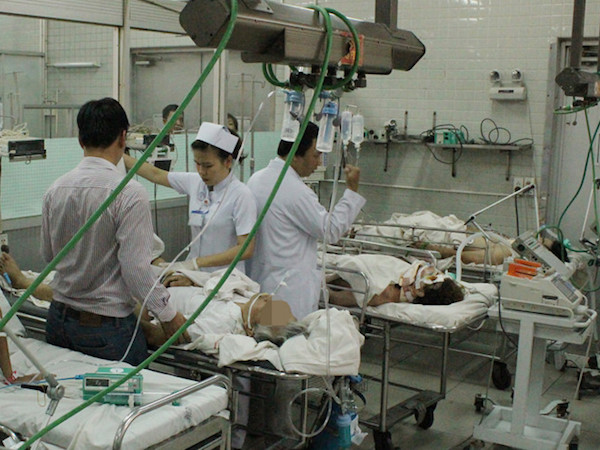 Chỉ ngày 1.1, bệnh viện Chợ Rẫy cấp cứu gần 100 người bị tai nạn giao thông