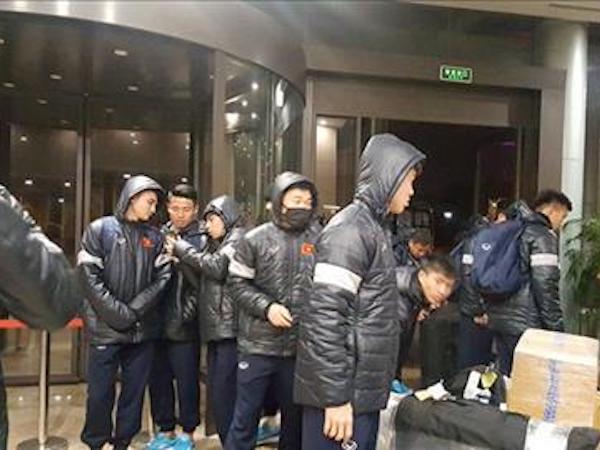 U23 Việt Nam gặp khó vì thời tiết tại Trung Quốc
