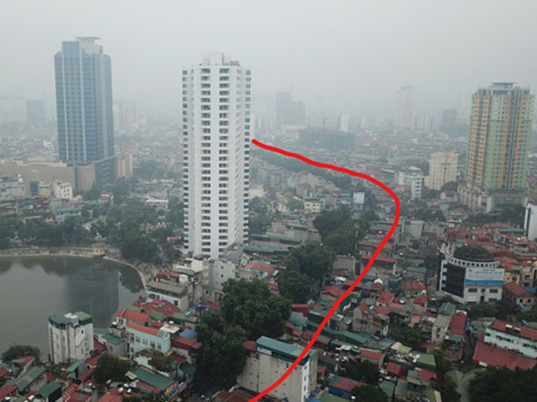 Clip: Toàn cảnh đường 'đắt nhất hành tinh' hơn 3.400 tỷ/km ở Hà Nội