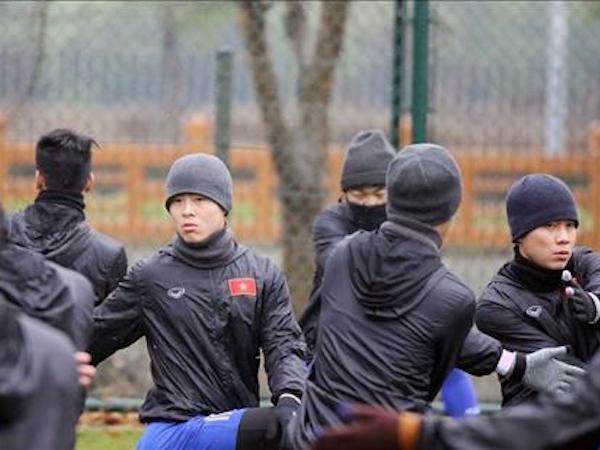 U23 Việt Nam điều chỉnh kế hoạch tập luyện vì nhiệt độ tại Trung Quốc