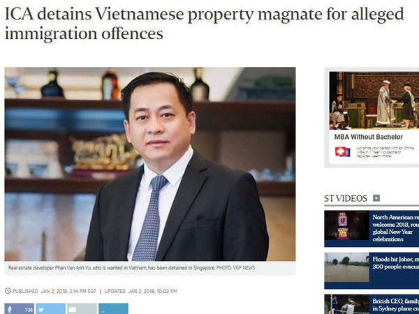 Báo quốc tế đưa tin Việt Nam bắt giữ Vũ ‘nhôm’