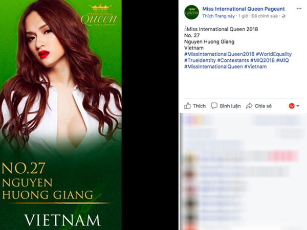 Hương Giang Idol trở thành đại diện Việt Nam thi 'Hoa hậu chuyển giới Thế giới' tại Thái Lan?