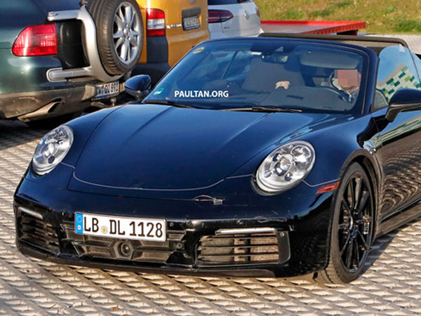 Porsche 911 Cabriolet thế hệ mới xuất hiện trên đường thử