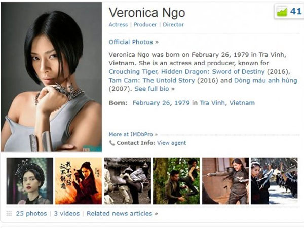 Top 41 bảng xếp hạng IMDb của Ngô Thanh Vân có ‘sức nặng’ thế nào ở Hollywood?
