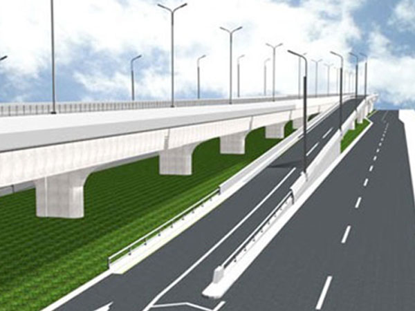 Khởi công đường trên cao đoạn Mai Dịch - Nam Thăng Long