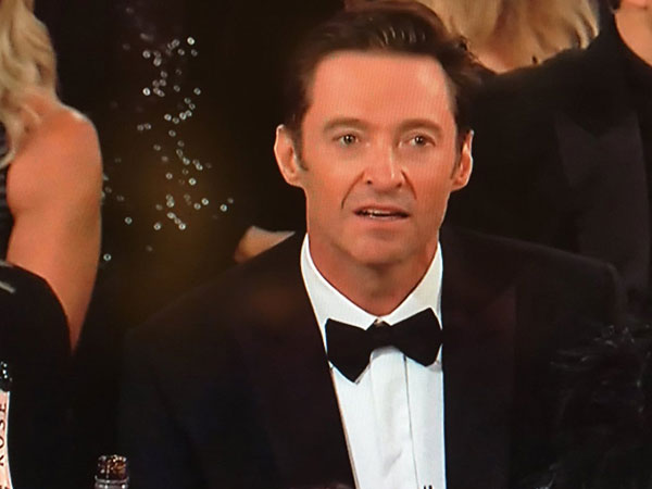 Hugh Jackman sững sờ khi tuột giải thưởng Quả cầu vàng vào tay James Franco