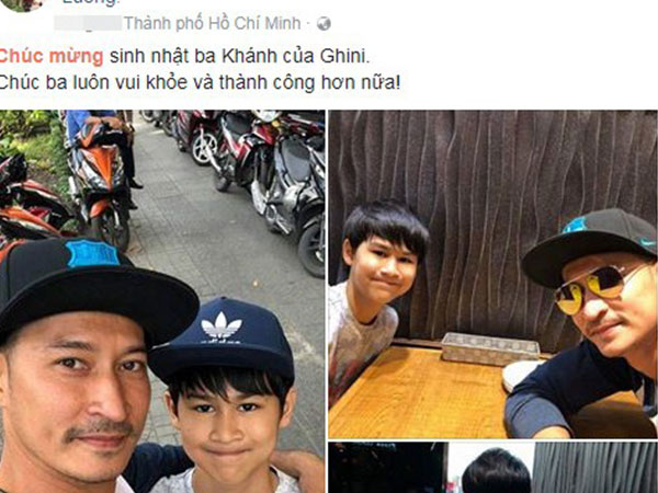 Ly hôn đã lâu vợ cũ vẫn vui vẻ gửi lời chúc mừng sinh nhật đến Huy Khánh