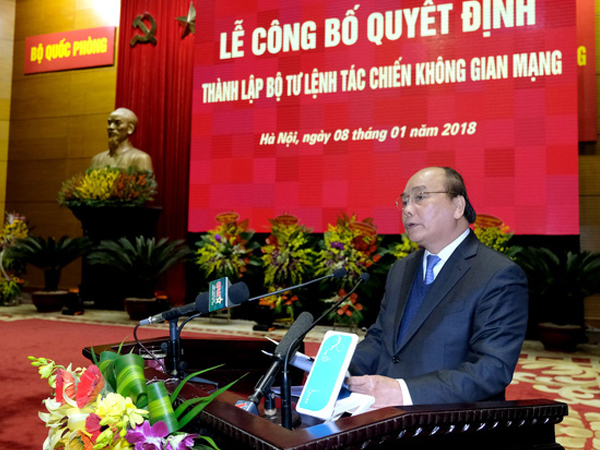Việt Nam thành lập Bộ tư lệnh Tác chiến không gian mạng