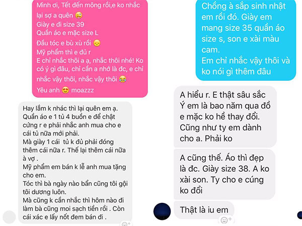 Chưa đến Tết, các chị đã thi nhau nhắn tin đòi quà 'em mặc áo size M, tóc em xác xơ', và đây là phản ứng của các anh chồng