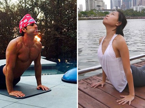 Khi các chàng trai tạo dáng, 'nhái bén' từng bức ảnh Instagram vốn quen thuộc của hội gái xinh