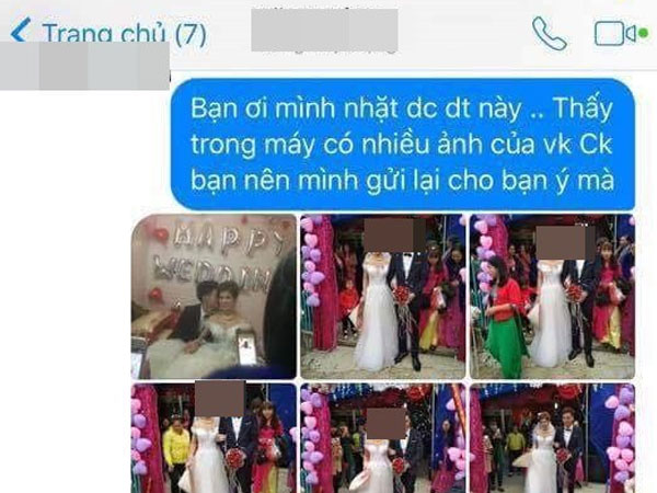 Người nhặt được điện thoại vui vẻ nhắn cho chủ hỏi: 'Cần lấy ảnh trong máy nữa không?'