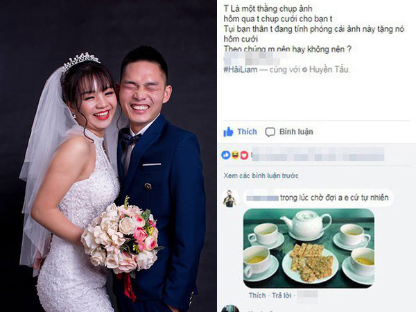 Sốt mạng với bức ảnh cưới xấu 'hết hồn' do bạn thân chụp hộ