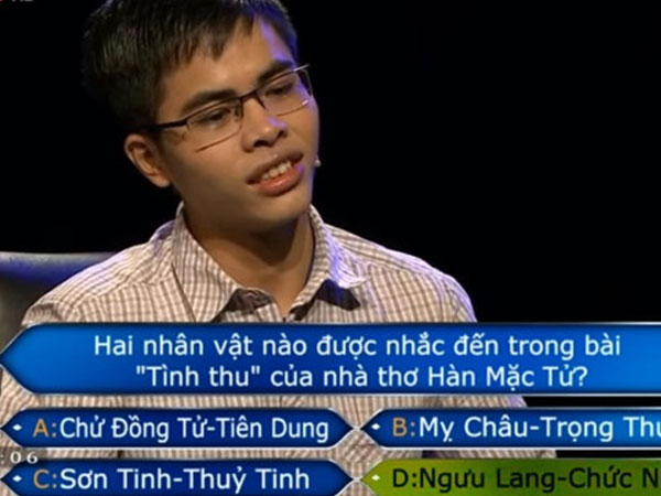9X thi 30 điểm đại học giành thưởng cao nhất 'Ai là triệu phú 2018'