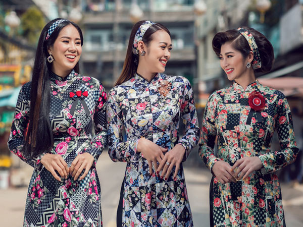 Áo dài 'Cô ba Sài Gòn' thành hot trend đón Tết Nguyên đán
