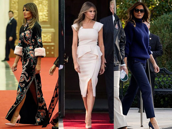 Khoảnh khắc thời trang nổi bật của bà Melania Trump trong năm qua