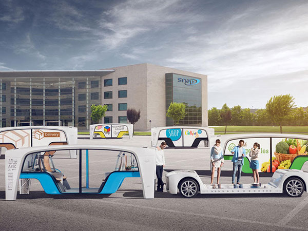 Rinspeed Snap: Tương lai của giao thông không người lái