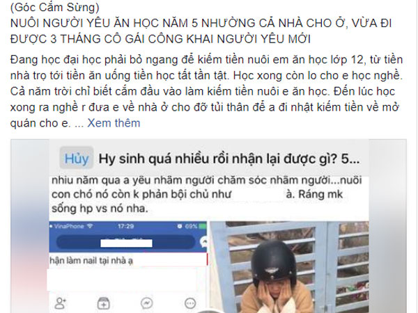 Chàng trai dốc hết tiền 5 năm nuôi bạn gái ăn học, kết quả bị 'cắm sừng' không thương tiếc
