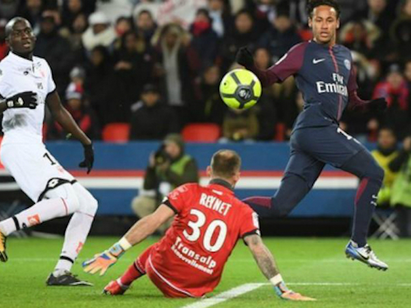 Neymar ghi bốn bàn, PSG thắng 8-0 ở Ligue I