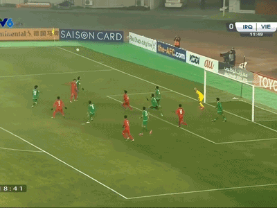 Video: Pha làm bàn của Công Phượng vào lưới U23 Iraq