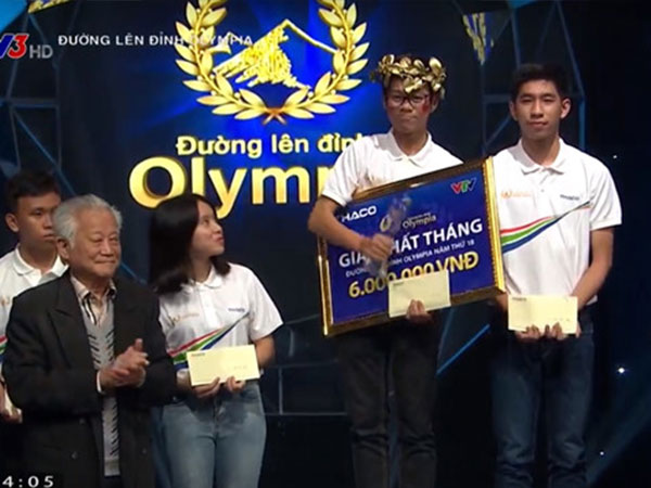 Nam sinh Lạng Sơn đoạt vé thi quý II 'Đường lên đỉnh Olympia'