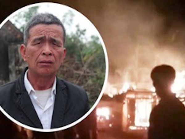 Vụ nghịch tử đốt nhà nghi thua cá độ: 'Vợ chồng tôi vừa xem xong trận U23 Việt Nam thì nghe hô hoán cháy nhà'
