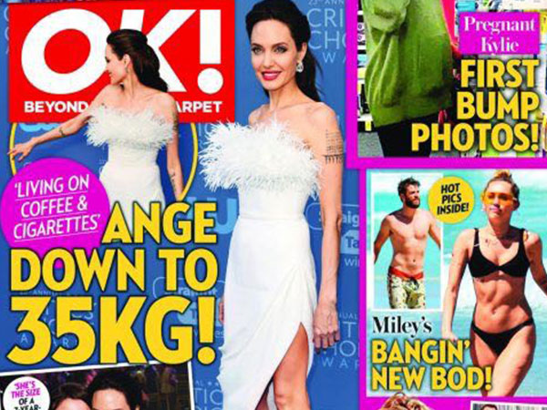 Angelina Jolie chỉ nặng 35 kg vì nhịn ăn và không ngừng uống cà phê, hút thuốc?