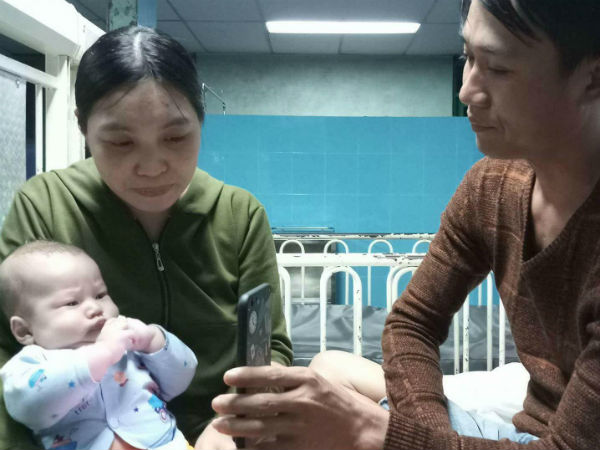 Hy hữu bé trai 3 tháng tuổi có quả tim nằm bên phải