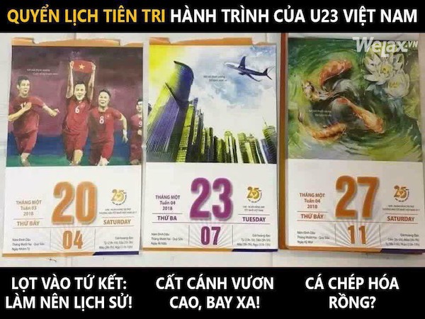 Dân mạng phát hiện thêm những dấu hiệu trùng hợp sửng sốt trong 'quyển lịch tiên tri' hành trình của U23 Việt Nam?