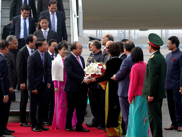 Thủ tướng Nguyễn Xuân Phúc đến Ấn Độ