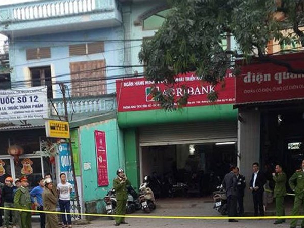 Công an Bắc Giang thông tin vụ cướp ngân hàng nghi có súng
