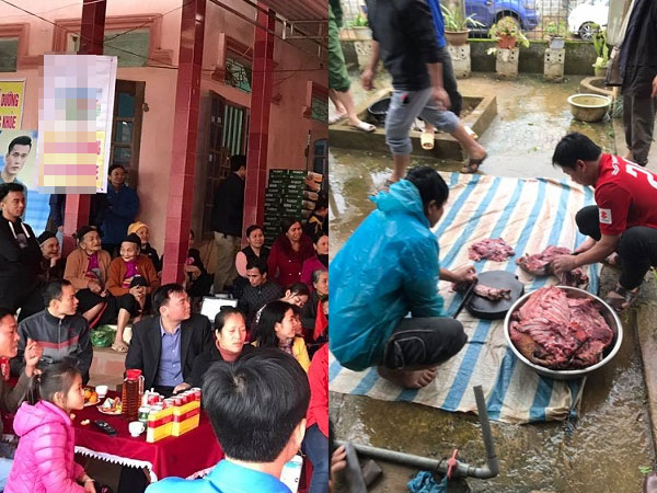 Gia đình thủ môn Bùi Tiến Dũng mổ trâu mời dân làng tới cổ vũ U23 Việt Nam