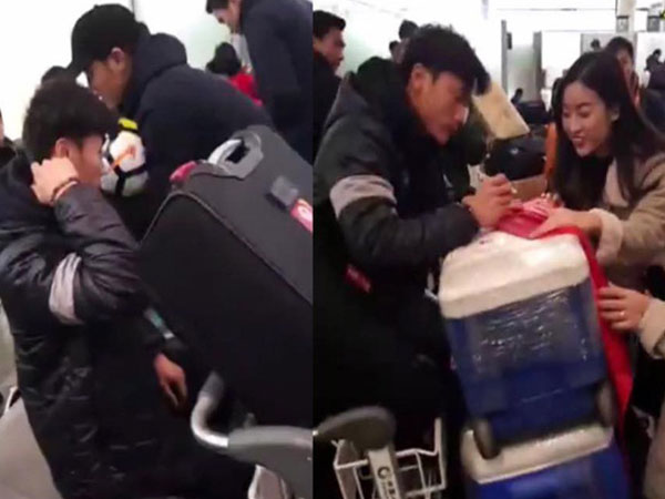 Video: Bùi Tiến Dũng ngượng ngùng ký tên tặng Hoa hậu Mỹ Linh