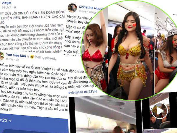 Có dễ xử phạt VietJet Air với màn 'chiêu đãi' U23 Việt Nam bằng bikini?