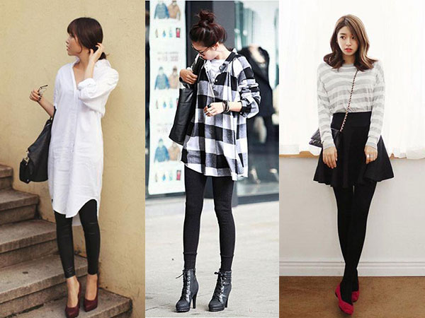 10 cách phối đồ cùng legging đen giúp chị em tự tin xuống phố!