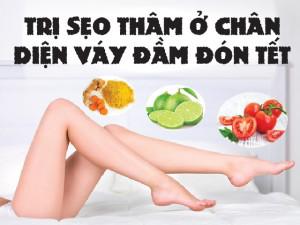 Cách trị sẹo thâm ở chân bằng nguyên liệu từ thiên nhiên!