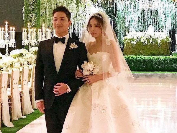 Lễ cưới Taeyang: Bức ảnh hiếm hoi của cô dâu và chú rể