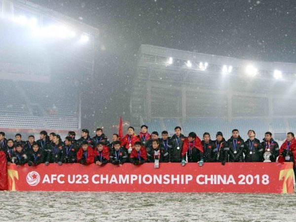 VFF đã nhận được 15 tỉ đồng của các doanh nghiệp thưởng đội tuyển U-23 VN