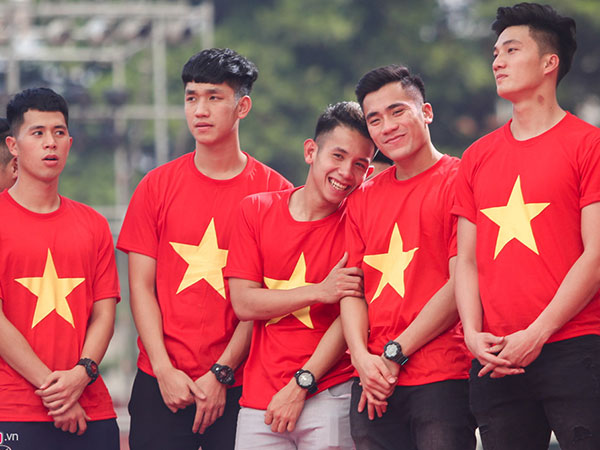 Khoảnh khắc đáng yêu của các chàng trai U23 Việt Nam ở lễ vinh danh