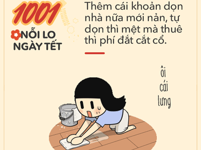 Tết đã đến rất gần rồi, ai vui thì vui, hội chị em chỉ thấy 1001 nỗi âu lo
