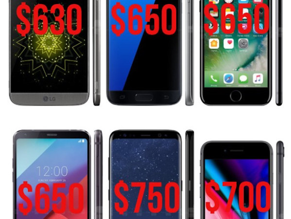 Giá trung bình smartphone quý 4/2017 cao kỷ lục