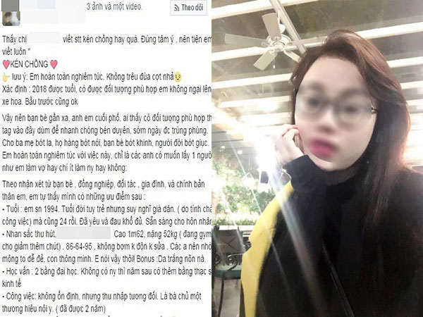 'Thông báo tuyển chồng' với tiêu chí dài như tờ sớ của cô chủ shop nội y xinh đẹp khiến dân tình sốc nặng