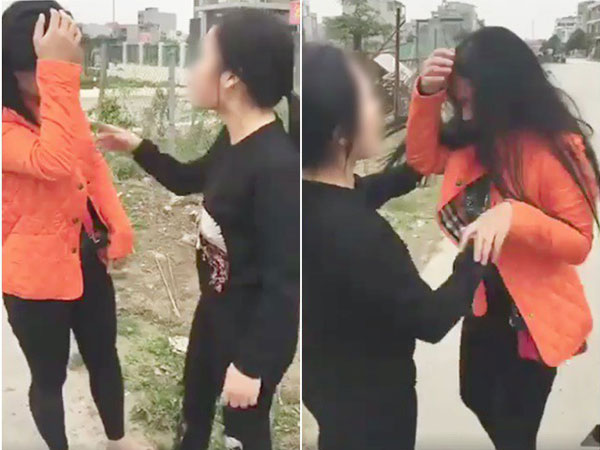 Qua lại với đàn ông đã có gia đình còn nhắn tin thách thức vợ, cô bồ nhí bị hội chị em chặn đường dằn mặt