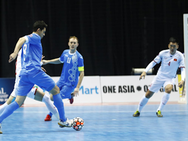 Việt Nam thua Uzbekistan tại tứ kết giải futsal châu Á