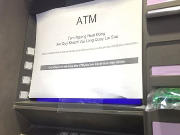 Nhiều ATM lại 'đứng hình' dịp cận Tết