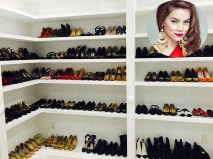 'Sốc' với những tủ đồ trị giá bạc tỷ của Hồ Ngọc Hà, Ngọc Trinh...