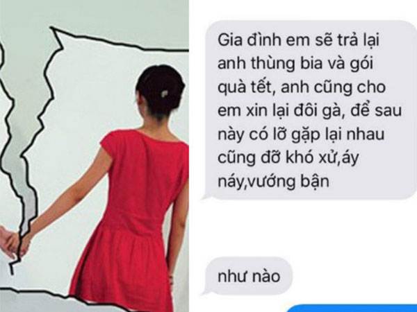 Chia tay người yêu đúng mùng 1 Tết, chàng trai dở khóc dở cười khi bị đòi lại đôi gà