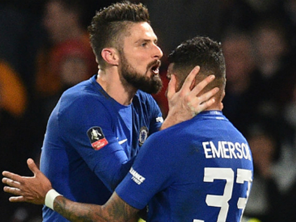 Giroud lập công trong chiến thắng của Chelsea ở FA Cup
