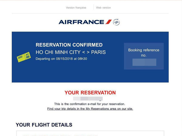 Nhiều người Việt ngỡ ngàng khi Air France đơn phương huỷ loạt vé máy bay siêu rẻ đi Pháp do lỗi hệ thống trong ngày 14/2